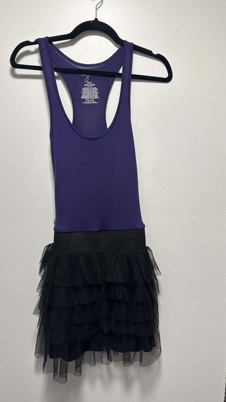 Y2K Miley Cyrus Max Azria Drop Waist Tank Dress Goth Punk Rock EMO Medium